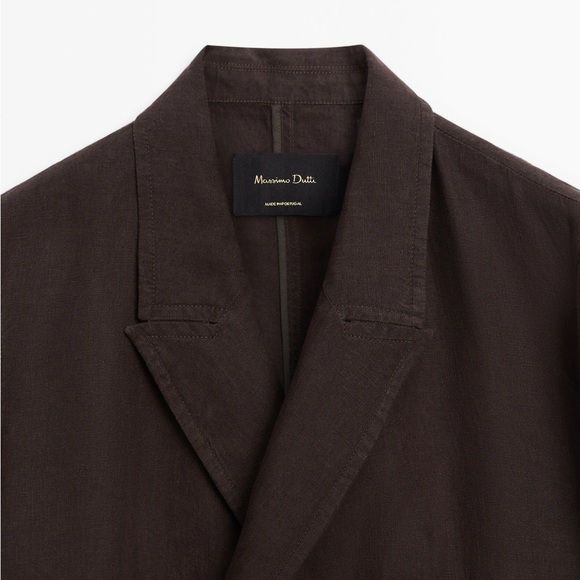 massimo dutti linen blazer - Picture 7 of 10